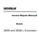 Caterpillar Cat 385B L Excavator (Prefix RCD) Service Repair Manual (RCD00001 and up)