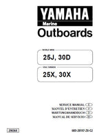YAMAHA OUTBOARD 25JEHO, 25EH3 Service Repair Manual L: 600101 -