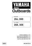 YAMAHA OUTBOARD 25JEHO, 25EH3 Service Repair Manual L: 600101 -