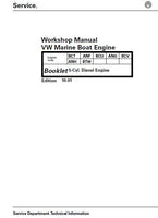 Volkswagen TDI 2.5L 120-5 Diesel Marine Engine Service Repair Manual
