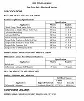 1999 PONTIAC MONTANA Service Repair Manual