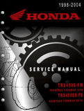 1998 Honda TRX450ES FourTrax Foreman ES Service Repair Manual