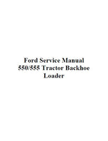 1976 Ford 550 Tractor Loader Backhoe Service Repair Manual