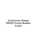 1976 Ford 550 Tractor Loader Backhoe Service Repair Manual