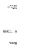 JOHN DEERE 5410 TRACTOR Service Repair Manual