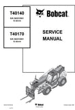 BOBCAT T40170 TELESCOPIC HANDLER Service Repair Manual S/N 363312001 and Above