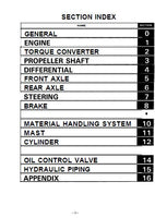 Toyota 5FD60 Forklift Service Repair Manual