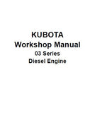 KUBOTA F2803-B(E) DIESEL ENGINE Service Repair Manual