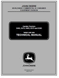 JOHN DEERE X575 LAWN & GARDEN TRACTOR Service Repair Manual