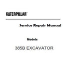 Caterpillar Cat 385B EXCAVATOR (Prefix BKX) Service Repair Manual (BKX00001 and up)