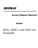 Caterpillar Cat 325C Excavator (Prefix CRB) Service Repair Manual (CRB00001 and up)
