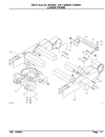 Takeuchi TB016 Compact Excavator Parts Catalogue Manual (SN: 11600003-11609631)