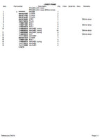Takeuchi TB175 Compact Excavator Parts Catalogue Manual (SN: 17530001 and up)