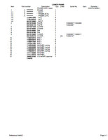 Takeuchi TB016 Compact Excavator Parts Catalogue Manual (SN: 11600003-11609631)