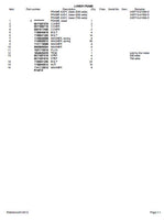 Takeuchi TB1140 Hydraulic Excavator Parts Catalogue Manual (SN: 51420001 and up)