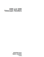 John Deere 4400 Telescopic Handlers Service Repair Manual (tm4541)