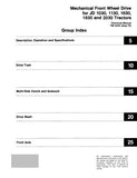 John Deere Mechanical Front Wheel Drive Service Repair Manual (tm4326)