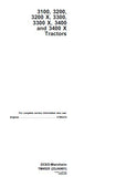 John Deere 3400X Tractor Service Repair Manual (tm4525)