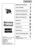 JCB 8060 MIDI EXCAVATOR Service Repair Manual SN883000-884999