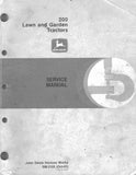 JOHN DEERE 200 LAWN AND GARDEN TRACTOR Service Repair Manual