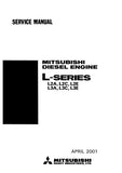 Mitsubishi L-series (L3A) Diesel Engine Service Repair Manual