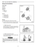 Nissan Forklift Internal Combustion F04 Series Service Repair Manual