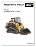 ASV Posi-Track PT-50 Track Loader Master Parts Catalogue Manual