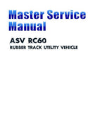 ASV Posi-Track RC-60 Track Loader Service Repair Manual