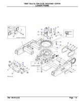 Takeuchi TB007 Compact Excavator Parts Catalogue Manual (SN: 1073001~1074744)