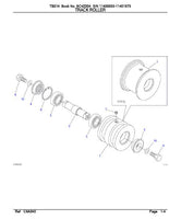 Takeuchi TB014 Compact Excavator Parts Catalogue Manual (SN: 114000003-11401973)