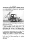 CASE 580L LOADER BACKHOES Operator manual