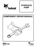Bobcat 1600 Hydraulic Pump Component Service Repair Manual SN: 11999 & Below