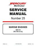 MERCURY MERCRUISER MARINE ENGINES GM V6 262 CID (4.3L) 1998 Service Repair Manual