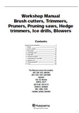 Husqvarna Brush Cutters Service Repair Manual