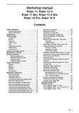 Husqvarna Rider 11 Bio Service Repair Manual
