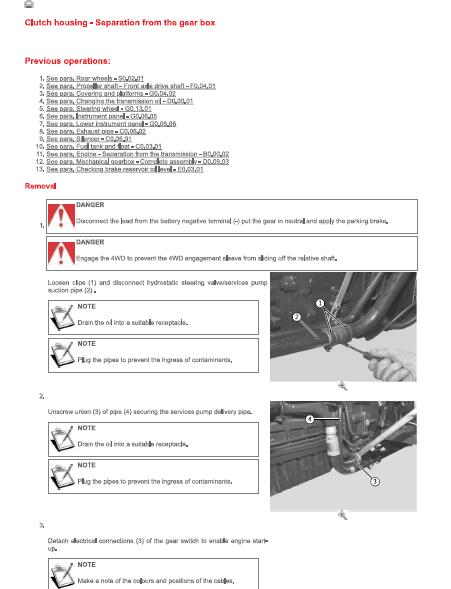 SAME tiger 60 TRACTOR Service Repair Manual (SN: s10s523wte1001 AND UP)
