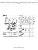 Kubota KX016-4 (SN: 70001 AND UP) Excavator Parts Catalogue Manual (Publishing ID: BKIDA5169)