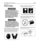 Toyota 7TB50 Pallet Truck Service Repair Manual SN: 30001 and up
