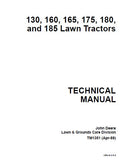 JOHN DEERE 175 LAWN GARDEN TRACTOR Service Repair Manual