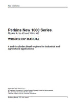 JCB Diesel 1000 Series Engine Model AS Service Repair Manual