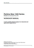JCB Diesel 1000 Series Engine Model AS Service Repair Manual