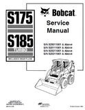 BOBCAT S175 SKID STEER LOADER Service Repair Manual S/N 525311001 & Above
