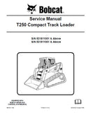 BOBCAT T250 COMPACT TRACK LOADER Service Repair Manual (SN: S/N 531811001 & Above; S/N 531911001 & Above)