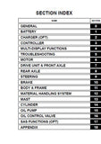 Toyota 7FBEU15 Forklift Service Repair Manual