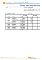 Still R60-35 Electric Fork Truck Service Repair Manual