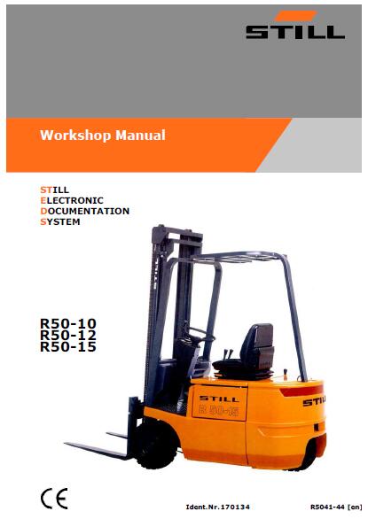 Still Electronic Fork Truck Forklift R50-12 Series Service Repair Manual