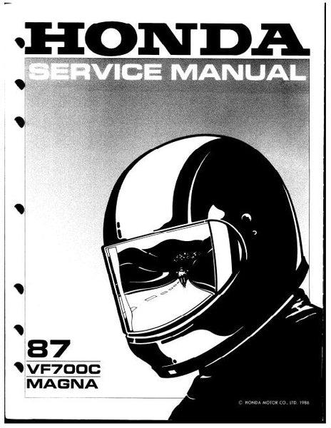 1987 Honda VF700C Magna Service Repair Manual