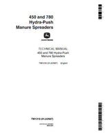 John Deere 450 Hydra-Push Manure Spreaders Service Repair Manual (tm1318)