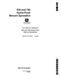John Deere 450 Hydra-Push Manure Spreaders Service Repair Manual (tm1318)