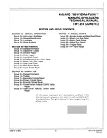 John Deere 450 Hydra-Push Manure Spreaders Service Repair Manual (tm1318)